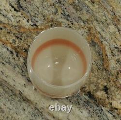 Glassybaby Warm & Fuzzy Glass Candle Holder Fall Colors EUC