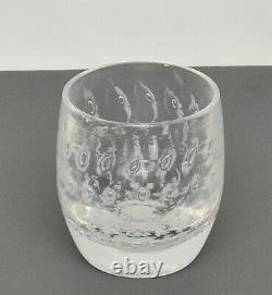 Glassybaby YES Bubbles Hand Blown Votive Candle Holder withSticker