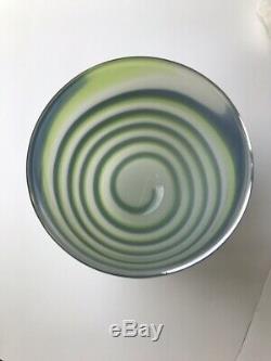 Glassybaby candle holder GRIT Green Blue NEW Retired 2016 Seattle Seahawks