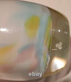 Glassybaby intuition Votive Candle Holder Petals Beautiful Multicolor