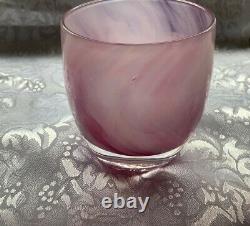 Glassybabyglasscandleholdervotivecloud9pinkcolorperfect4valentines