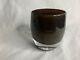 Glssybaby Chocolate #278 Glass Votive Candle Holder With Label Rare