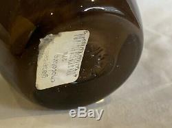 Glssybaby chocolate #278 Glass Votive Candle Holder with Label Rare
