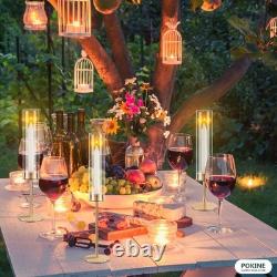 Gold Candle Holders Set of 6 for Glass Taper Candle Holders, Hurricane Candles Gold Candle Holders Set of 6 for Glass Taper Candle Holders, Hurricane Candles