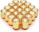 Gold Party Decorations 72pcs, Mercury Glass Gold Votive Candle Holders Set For W