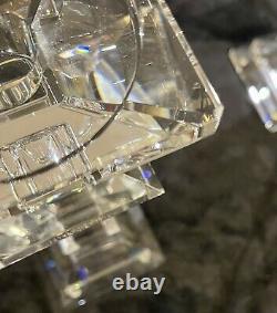 Gorgeous Lot Of 2 Veritas Crystal Candle Holders