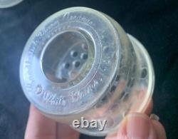 Gorham Sterling Silver and Etched Glass Hurricane Candle Holders withFlower Frogs