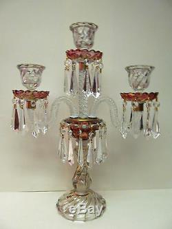 Heavy Swirl Chandelier/candelabra Candle Stick Holder Table Lamp