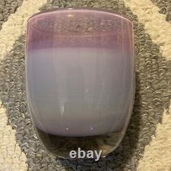 HYACYNTH Glassybaby Hand Blown Glass Candle Holder Sticker Pinks Purples Violet