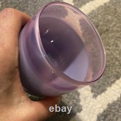 HYACYNTH Glassybaby Hand Blown Glass Candle Holder Sticker Pinks Purples Violet