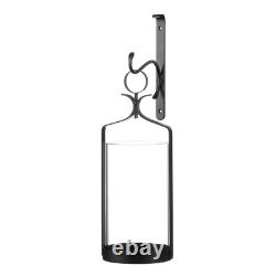 Hanging Hurricane Glass Wall Sconce