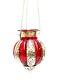 Hanging Lamp Glass Moroccan Lantern Candle Holder Red Hand Made Zenda Imports