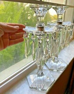 Heisey Old Williamsburg 12 Pair Candelabra Candlesticks Antique