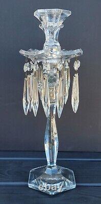 Heisey Patrician 2 Light Candelabra Candle Holder Candlestick Excellent