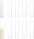 Hewory Hurricane Glass Candle Holders 10 Pcs Clear Open Ended Cylinder Candle