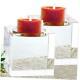 Huge Crystal Pillar Candle Holders 4 4 4 Set Of 2, Decorative Home Xx-large