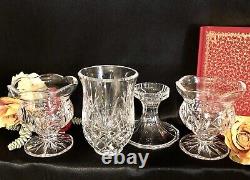 Hurricane Candle Holders 3 Crystal Mixed Lot Christmas Wedding Centerpiece