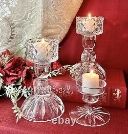 Hurricane Candle Holders Centerpiece Hurricanes Mantle Decor Candlesticks 3