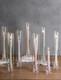 Hurricane Glass Candle Holders Bulk Wedding 12.6 H Set Of 30 Candlestick Taper
