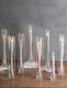 Hurricane Glass Candle Holders Bulk For Wedding 12.6 H Set Of 30 Candlestic