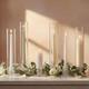 Hurricane Glass Candle Holders Set Of 20 Candlestick Holders For Taper Cand