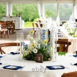 Hurricane Glass Candle Holders- Set of 36 Candlestick Holders 14 H