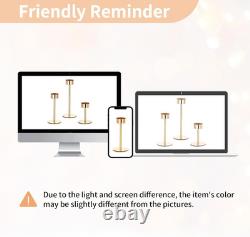 Hurricane Glass Candles Holder, 18 Pcs Gold Taper Candle Holder Bulk Candle St
