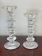 Iittala Festivo Candle Holder Set Pair Marked I Vintage