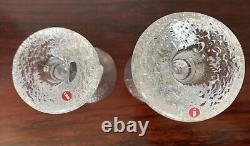 Iittala Festivo Candle Holder Set Pair Marked i Vintage