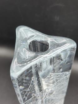 Iittala Finland Set of 3 Arkipelago Glass Triangle Candle Holders Timo Sarpeneva