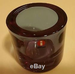 Iittala Marimekko Finland KIVI candle holder Amethyst