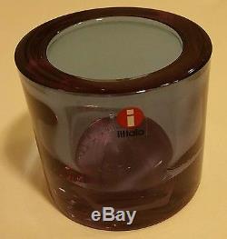 Iittala Marimekko Finland KIVI candle holder Amethyst