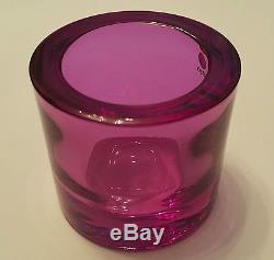 Iittala Marimekko Finland KIVI candle holder Amethyst