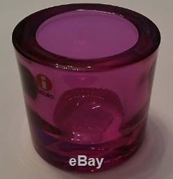 Iittala Marimekko Finland KIVI candle holder Amethyst