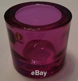 Iittala Marimekko Finland KIVI candle holder Amethyst