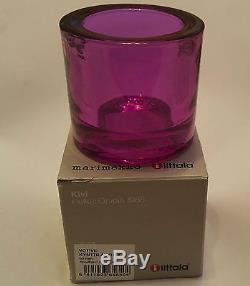 Iittala Marimekko Finland KIVI candle holder Amethyst