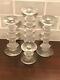 Iittala Set Of 4 / Quartet Of Ice Glass Candle Holders By Timo Sarpeneva / Mcm