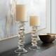 Ilion Gold Glass Candle Holders Set Of 2