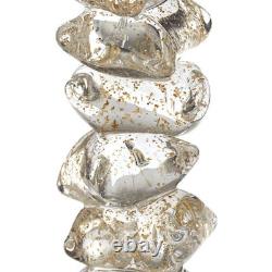 Ilion Gold Glass Candle Holders Set of 2
