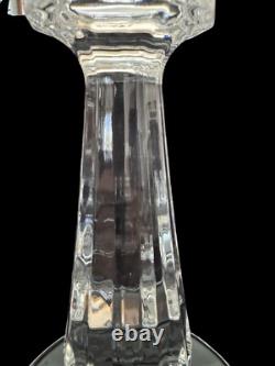 Illuminology by Waterford NEW IN BOX 8 in Pair Panel Cut Crystal Candle Holders