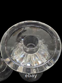 Illuminology by Waterford NEW IN BOX 8 in Pair Panel Cut Crystal Candle Holders