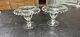 Imperial Glass Candlewick 400/129r Urn Shaped Candlesticks Clear