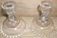 Imperial Glass Candlewick Candle Holders 400/80 Pair