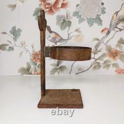 Jan Barboglio Guardian Angel Iron Candle Holder Early Signature Era Retired