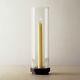 John Pawson British Architect Candle Hurricane Holder Bronze Glass