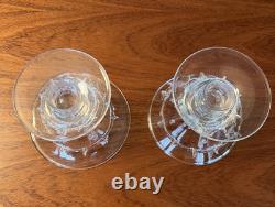 Juliska Candle Holders Handblown Beaded Signed Art Glass Set Of 2 Beautiful