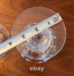 Juliska Candle Holders Handblown Beaded Signed Art Glass Set Of 2 Beautiful