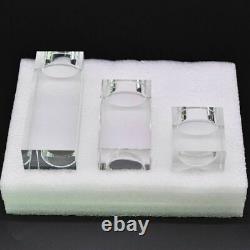 K9 Crystal Geometric Cubes Candle Holders Weddings Tabletop Supply Candles Stand