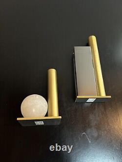 Kenton by Arteriors Modern Geometric Candleholders Set of 2
