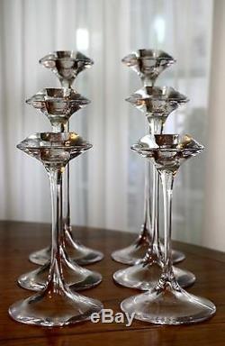 Kosta Boda Fanfare Candlesticks Set of 6